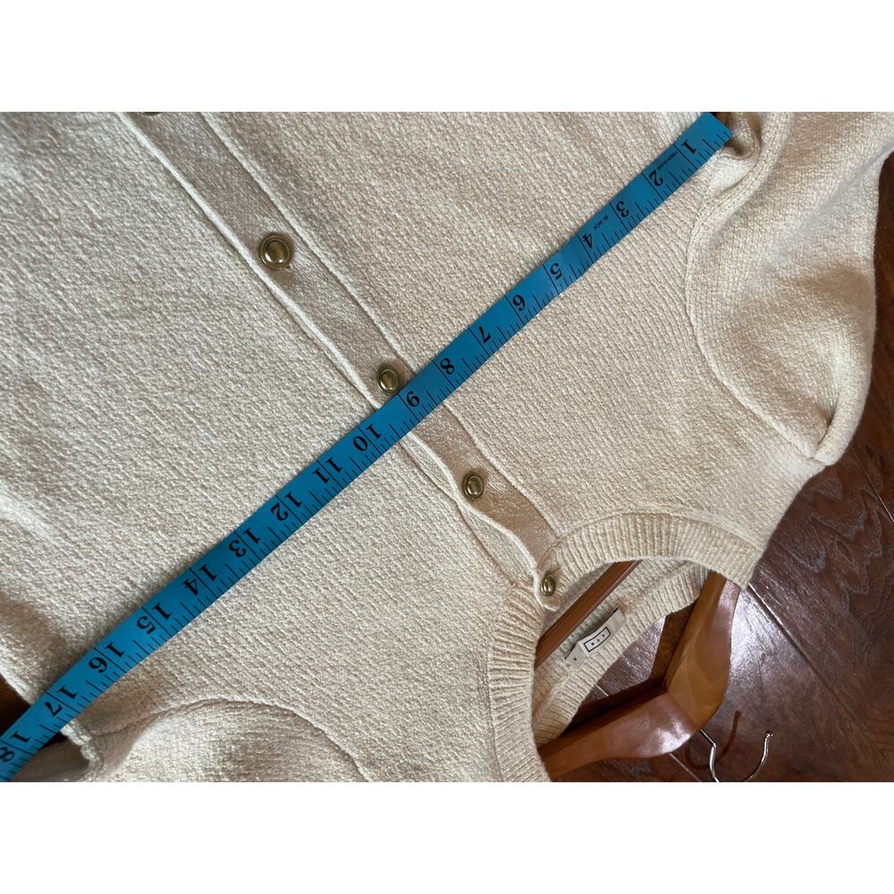 AYR Uptown Girl Cardigan Sweater SUSTAINABLE ORGANIC Cotton Size Medium M - Picture 10 of 10